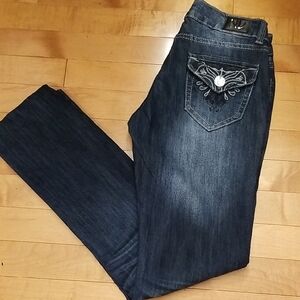 Women's Dark Blue Jeans